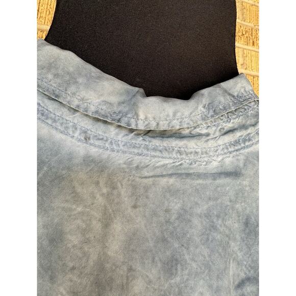 Johnny Was Pete & Greta Long Sl GREY Capras Blouse Shirt Tunic Size M PG31891016 - Picture 5 of 12